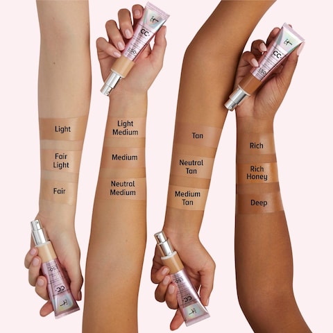 IT Cosmetics Your Skin But Better CC Cream Illumination  Color Correcting Cream FullCoverage Foundation Hydrating Serum  SPF 50 Sunscreen Radiant Finish 108 fl oz