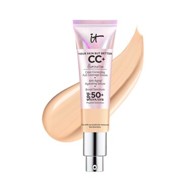 IT Cosmetics Your Skin But Better CC Cream Illumination  Color Correcting Cream FullCoverage Foundation Hydrating Serum  SPF 50 Sunscreen Radiant Finish 108 fl oz