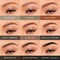 MADLUVV Eyebrow Stencil Kit  EasytoUse Natural Look 6 Popular Shapes Used by Professionals  Includes Stamp Stencils Spoolie and Travel Bag Dark Brown