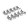 Natural Look Eyelashes 3D Mink Cat Eye Lash Wispies 15mm Manga Lashes 5 Pairs Soft Reusable False Eyelashes Lightweight No Glue Included