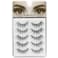 Natural Look Eyelashes 3D Mink Cat Eye Lash Wispies 15mm Manga Lashes 5 Pairs Soft Reusable False Eyelashes Lightweight No Glue Included