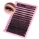 280Pcs Wispy Individual Lashes DIY Eyelash Extensions 816MM Fluffy D Curl Lash Extensions Lash Clusters 80D Cluster Eyelashes DIY at Home by ALICE