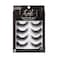 KISSLash Couture 3D Matte False Eyelashes Matte Twill 14 mm Includes 4 Pairs Of Lashes Contact Lens Friendly Easy to Apply Reusable Strip Lashes