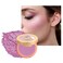 Oulac Purple Blush for Cheeks Blush Makeup Highly Pigmented Cream Blush Natural Matte Glow Shape  Highlight Face CrueltyFree Blush with Rose Oil N20 Believe 48g