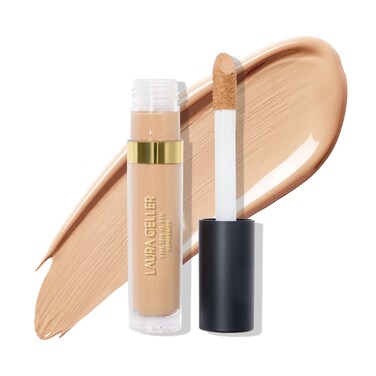 LAURA GELLER NEW YORK The Ideal Fix Concealer  Light  Buildable Medium to Full Coverage Liquid Concealer  Covers Under Eye Dark Circles  Blemishes  LongLasting