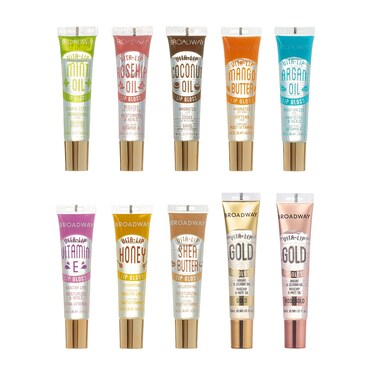 Broadway VitaLip Clear Lip Gloss Moisturizing Hydrating Nourishing Long Lasting High Shine Glossy Lip Care Gloss 047oz14ml 10 PCS SET