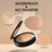FOCALLURE Flawless Pressed Powder Control Shine  Smooth Complexion Pressed Setting Powder Foundation Makeup Portable Face Powder Compact LongLasting Matte Finish Natural