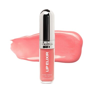 SacheuLip Elixir Nourishing Lip Glaze and Lip Tint Gloss HighShine Lip Gloss Moisturizing Lip Gloss Enriched with Lip Oils For Hydrating Smooth Finish CrueltyFree Sheer Pink
