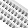 Lash Clusters DIY Eyelash Extension 40 Mini Glue Bonded Clusters Individual Lashes Wispy Fluffy Reusable Artificial Natural Look for Cluster Lashes C Curl Lashes Pack Volume12mm