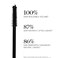 OgeeBeyond Clean Volumizing Mascara Certified Organic Black Mascara for Volume and Length Lengthening Mascara for Sensitive Eyes