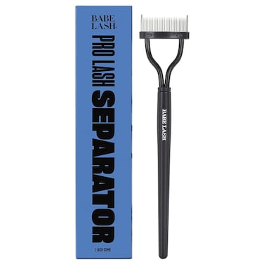 BABE ORIGINALPro Eyelash Separator Removes Clumps on Mascara Reusable Stainless Steel Lash Comb for Cleaning Lashes