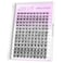 VEYESBEAUTYLash Clusters Individual Eyelash Extensions Thin  Invisible Band DIY False Eyelashes for Selfapplication Newbies FiveSecond Series Wispy Lash Tray LuxeBold 816mm Mixed Length