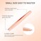 Arroyner 3Pcs Eyelashes Tool Fake Lash Applicator Lash Tools Fake Eyelashes Scissors Rose Golden