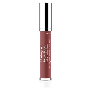 NeutrogenaHydro Boost Moisturizing Lip Gloss Hydrating NonStick and NonDrying Luminous Tinted Lip Shine with Hyaluronic Acid to Soften and Condition Lips 90 Pink Mocha Color 010 oz