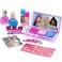 Barbie  Townley Girl Makeup Filled Backpack Set with 12 Pieces Including Lip Balm Nail Polish Nail File Hair Bows and Other Accessories Ages 3 for Parties Sleepovers and Makeovers
