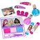 Barbie  Townley Girl Makeup Filled Backpack Set with 12 Pieces Including Lip Balm Nail Polish Nail File Hair Bows and Other Accessories Ages 3 for Parties Sleepovers and Makeovers