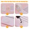 Lash Glue Ring Glue Cup 200PCS with 2 Slots for Lash Extension Supplies Lash Glue Holder Blossom Ring Cup with 2 Rolls Glue Point Volume Fan Eyelash Extensions Supplies Lashing Supplies Kit