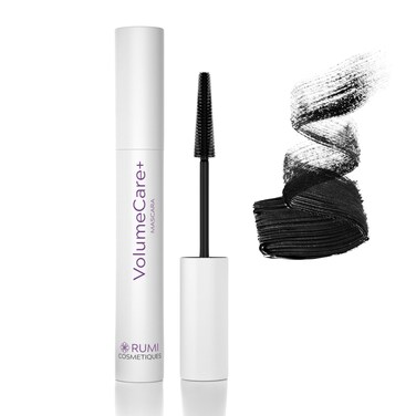 VolumeCare Mascara For Older Women  Extreme Length and Volume 2in1 Formula  No Clumps LongWearing Hypoallergenic Mascara For Sensitive Eyes Natural Black