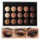 Nude Gold Eyeshadow Palette Natural Naked Smokey Warm Neutral 15 Shades DELANCI UltraBlendable High Pigmented Matte Shimmer Matallic Long Lasting Waterproof Eye Shadow Pallet Travel Size Makeup