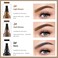 Eyebrow Contouring Pen Waterproof Microblading Eyebrow Pencil with 4Prong MicroForkTip Applicator Liquid Eyebrow Pencils for women Creates Natural Looking Brows Effortlessly Dark Brown