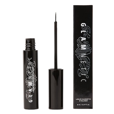 Glamnetic Magnetic Eyeliner Black Waterproof Liquid AllDay Hold for Magnetic Eyelashes Sweatproof ParabenFree 8ml