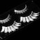 Halloween White False Lashes Extension Tools Japanese Anime Cosplay Natural Makeup Looking Masquerade Party Eye Lashes 01A
