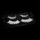 Halloween White False Lashes Extension Tools Japanese Anime Cosplay Natural Makeup Looking Masquerade Party Eye Lashes 01A