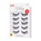 KISS So Wispy False Eyelashes Style 11 12 mm Includes 5 Pairs Of Lashes Contact Lens Friendly Easy to Apply Reusable Strip Lashes Glue On Multipack