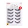 KISS So Wispy False Eyelashes Style 11 12 mm Includes 5 Pairs Of Lashes Contact Lens Friendly Easy to Apply Reusable Strip Lashes Glue On Multipack