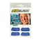 EyeBlack Under Eye Colorful Glitter Strips  Football Baseball Softball Soccer  Great for Adults and Kids  Tailgating Fans Sporting Events Cheering Fans  2 Pairs  4 Strips  Blue