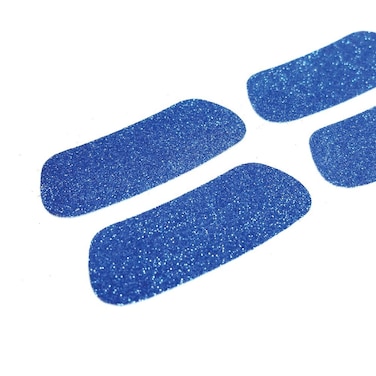 EyeBlack Under Eye Colorful Glitter Strips  Football Baseball Softball Soccer  Great for Adults and Kids  Tailgating Fans Sporting Events Cheering Fans  2 Pairs  4 Strips  Blue