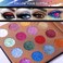 UCANBE Pro Glitter Eyeshadow Palette  Professional 16 Colors  Chunky  Fine Pressed Glitter Eye Shadow Powder Makeup Pallet Highly Pigmented Ultra Shimmer for Face Body