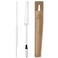 Foundation Spatula Made of Stainless Steel  Professional Makeup Spatula for Even Application of Foundation  Double Edged Spatula for Small Area of Face  Pouch Included for Clean Storage