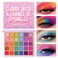 30 Colors Makeup Eyeshadow Palette for Beauty  Matte Metallic Shimmer Pearl Glitter Eye Shadow Pallet  Rainbow Colorful Eye Makeup for Girls  Highly Pigment Eyeshadow Cosmetics