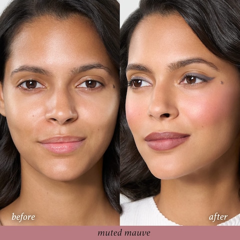 Julep Skip The Brush Cream to Powder Blush Stick  Muted Mauve  Blendable and Buildable Color  2in1 Blush and Lip Makeup Stick