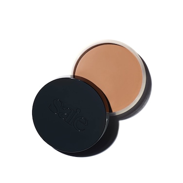 Saie Sun Melt Bronzer  Buildable CreamBalm Bronzer For Face Sculpting  Cream Contour with Velvet Finish  Light Bronze 1 oz