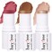 KIMUSE Multi Stick Trio Face Makeup Cream Blush Stick for Cheeks  Lips Contour Stick  Highlighter Makeup Sticks for All Skin