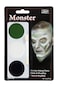 MehronMakeup TriColor Character Makeup Palette  Halloween Special Effects and Theater Cream Makeup FX Palette  Face Paint Makeup 7 oz 20 g Monster