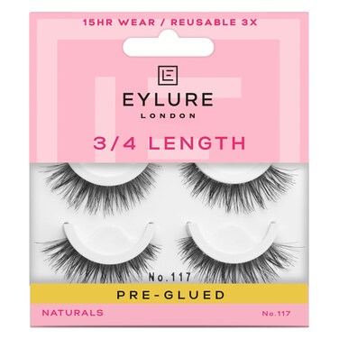 EylurePreGlued Wispy Light Texture Eyelashes No117 Twin Pack