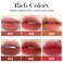 6 Colors Velvet Matte Liquid Lipstick set Cute Rabbit Lip Glaze 2 in 1 Key Chain Lip Gloss Lip Stain Waterproof NonStick Cup Long Lasting Lip Clay Cute Lip Makeup for Girls A