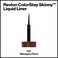 REVLONSkinny Liquid Eyeliner ColorStay Eye Makeup Waterproof Smudgeproof Longwearing with UltraFine Tip Mahogany Flame 008 oz