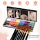 Face Painting Kit Nontoxic Body Paint Washable 18 Colors Facepaint Makeup Kit for Adults with 10 Face Paint Brushes for Halloween Party Cosplay Makeup Color 001