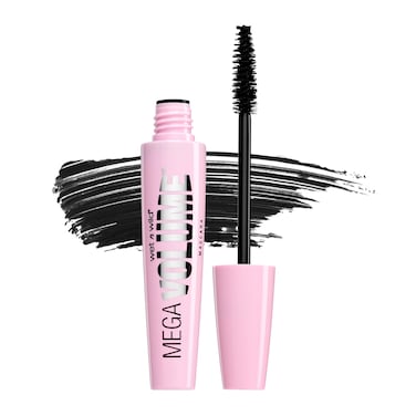 wet n wild Mascara Mega Volume  Vitamin E Enriched Volumizing SmudgeResistant Formula CrueltyFree GlutenFree SulfateFree  Vegan  Black