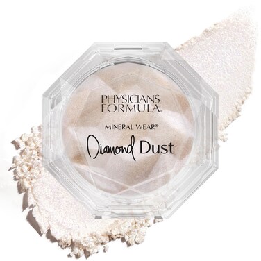 Physicians Formula Diamond Dust Mineral Powder Starlit Glow Translucent Setting Powder Makeup Finishing Powder For Face Clean Beauty Dermatologist Approved