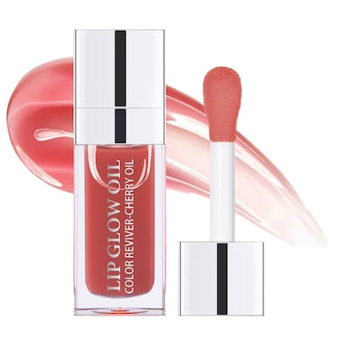 Hydrating Lip Glow Oil Moisturizing Lip Glow Oil Lip Plumper Gloss Transparent Lip Gloss Lip Oil Plumping Lip Oil Lip Balm Tinted Lip Balm Lip Care Rosewood
