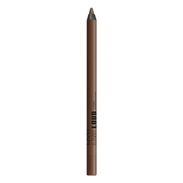 NYX PROFESSIONAL MAKEUPLine Loud Lip Liner Longwear and Pigmented Lip Pencil with Jojoba Oil  Vitamin E  Rebel Kind Chocolate Brown