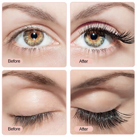 Upgrade 3D Natural Magnetic EyelashesLightweight Magnetic Eyeliner and Eyelashes Kit 2 Magnetic Eyeliners No Glue Needed 10 pairs