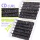 ALICE Lash Clusters DIY Lash Extensions 240PCS 1420MM Individual Lashes Cluster Lashes Natural 40D D Curl Eyelash Extensions Faux Mink Individual Eyelashes