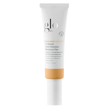 Glo Skin BeautyCShield AntiPollution Moisture Tint  Tinted Moisturizer With SPF 30 for Face Broad Spectrum Protection  Vitamin C 17 Oz 5WMedium