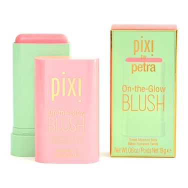 PixiOntheGlow Blush  Fleur Hydrating Tinted Moisture Blush Stick with Ginseng Aloe Vera  Fruit Extracts For Cheeks  Lips 19g  06oz ParabenFree